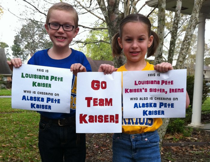 Figuur Mantsjoerije Ik was verrast There are Kaisers Cheering Everywhere!! Mini Pete and Irene Cheer from  Louisiana! – Kaiser Racing Kennel – Bethel, Alaska